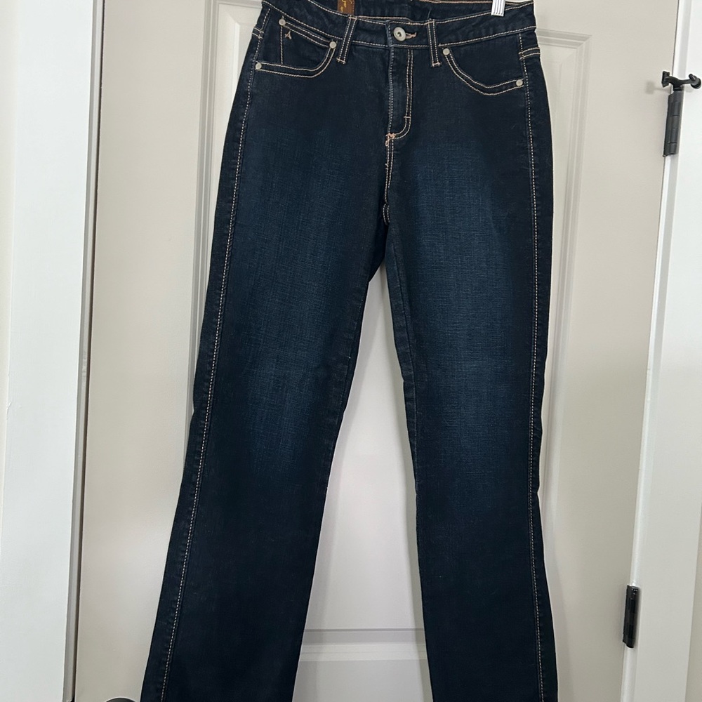 Aura Women's Dark Indigo Straight Leg Jeans